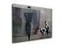 Wallity WY55 Banksy Lienzo Decorativo 50 x 70 cm